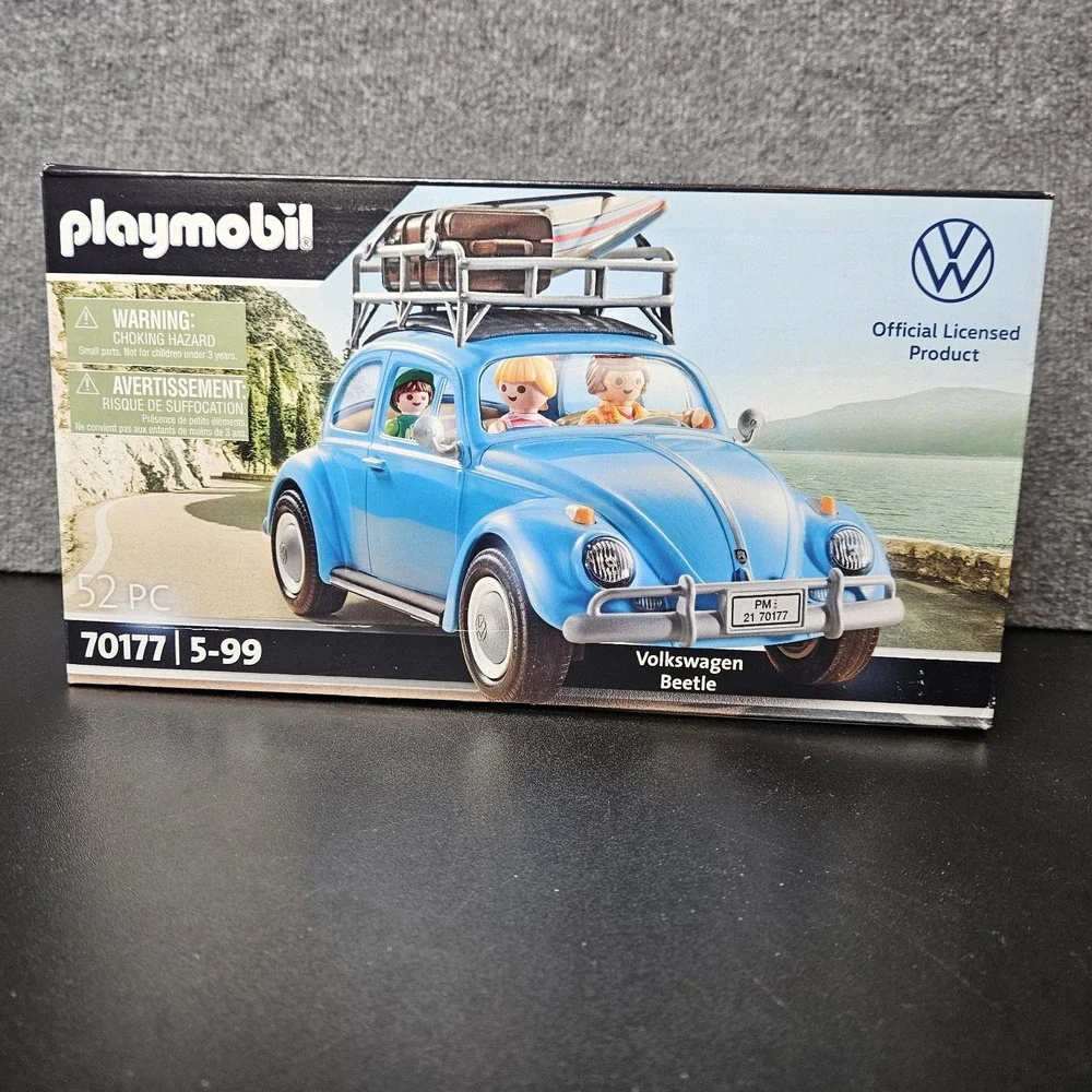 NEW Playmobil The Movie Volkswagen Beetle Blue‎ VW Bug 52 Piece #70177